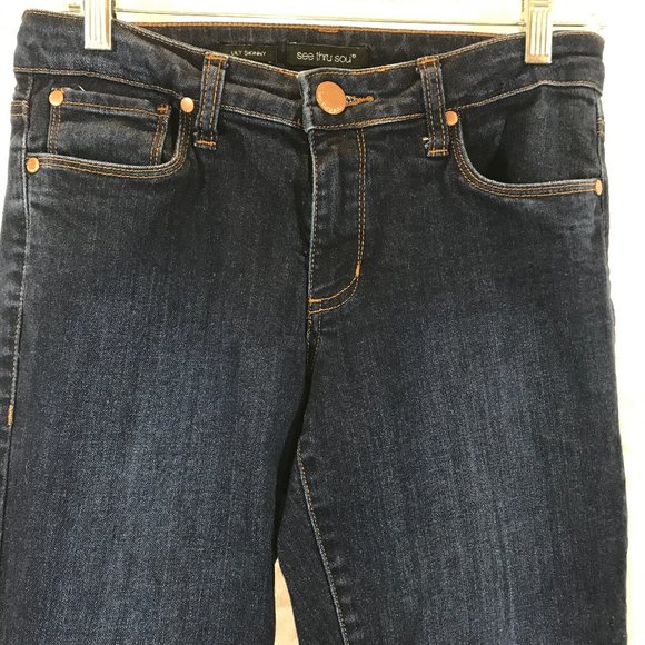 See Thru Soul 'Lily' Distressed Skinny Jeans - Picture 4 of 9